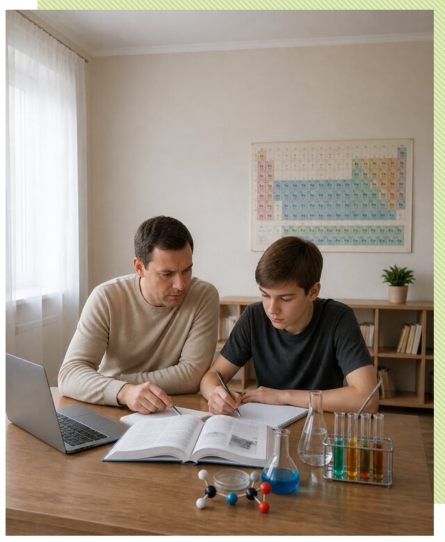 Репетитор по химии 8 класс в Скопине по цене от 1251 р. | Репетитор-Скп